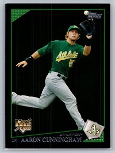 2009 Topps Walmart Aaron Cunningham #237 Oakland Athletics  Rookie