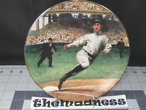 1994 Delphi Legends of Baseball Plate Ty Cobb The Georgia Peach HOF by Barson - Picture 1 of 2