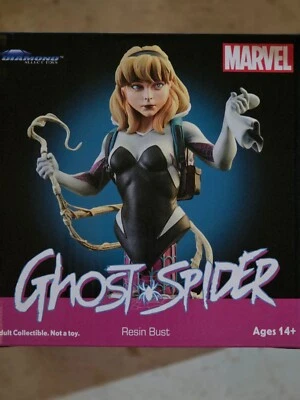 Diamond Select Marvel Comics Fantasma Araña Busto Estatua Limitada a 3000 Nueva en Caja Foto 1 de 2