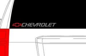 Chevy Decal Sticker Silverado Windshield Bed Graphics Chevrolet Vinyl Letters - Picture 1 of 2