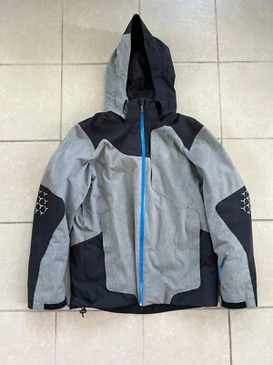 Spyder Chambers Men's Insulated Ski Jacket, Size Large, Black and Gray - Image 1 of 4