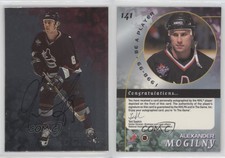 1998-99 ITG Be A Player Silver Auto Alexander Mogilny #141 Auto