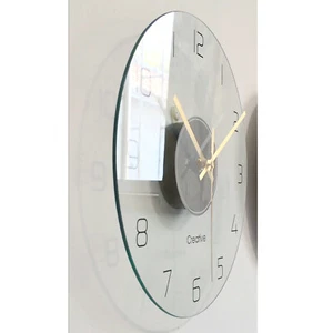 30cm Ultradünne Design Wanduhr Groß Modern Home Office Rund Wanduhr - Bild 1 von 11