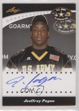 2011 Leaf US Army All-American Bowl Selection Tour Jeoffrey Pagan #TA-JP1 Auto