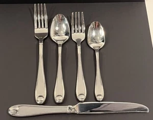 Choice Oneida SATIN GARNET Frosted Glossy 18/10 Stainless Flatware DINNER set - Picture 1 of 10