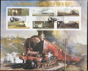 GB Benham Large 2004 Classic Locomotives Set on First Day Cover, Euston S/H/S - Picture 1 of 3