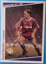 DAVID SPEEDIE LIVERPOOL AND SCOTLAND  1991-92 MERLIN SHOOTING STARS CARD No 120