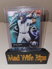2023 Bowman Platinum Baseball #TOP-6 Jace Jung Aqua Ice /250 Detroit Tigers
