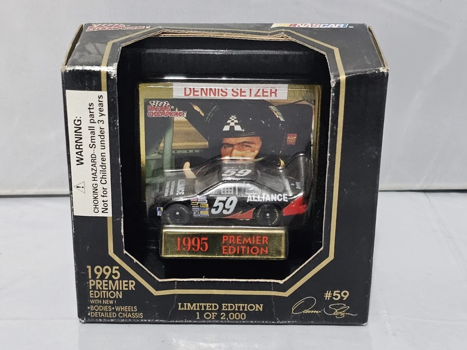 Racing Champions 1995 Premier #59 Dennis Setzer Nascar 1:64 Car - Image 1 of 4