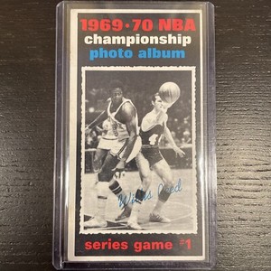 1970-71 Topps Basketball #168 Willis Reed NBA Championship Game 1 Knicks - VS