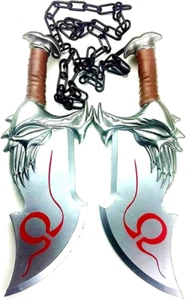 God of War Kratos Blades of Chaos– 1:1 Scale Silver Foam Prop Collectible Swords - Picture 1 of 7