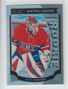 15/16 OPC Platinum Montreal Canadiens Mike Condon White Ice RC #M32 Ltd #126/199 - Picture 1 of 2