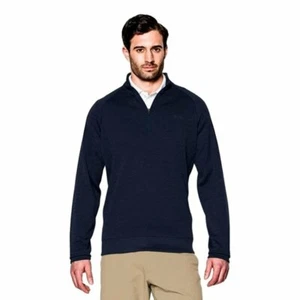 Under Armour Mens Storm Sweater Fleece ¼ Zip, Small Academy (Dark Blue) - Picture 1 of 12