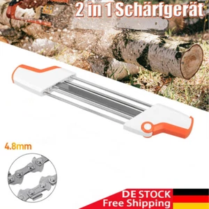 Feilenhalter 2-in-1 4,8mm für 3/8"P-Sägekette,Schärfgerät Schärfen Kit für STIHL - Bild 1 von 9