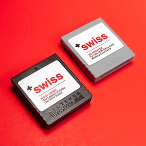 SWISS on Hacked Official Nintendo GameCube Memory Card with SD Adapter - Picture 1 of 4