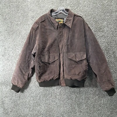 Vintage G-lll Global Identity Men's Suede Leather Jacket Brown X-Large - Image 1 of 4
