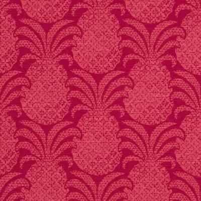 60 Yards fabric roll print, 100% Cotton, 55" Width, Colony Club | Strawberry - Image 1 of 3