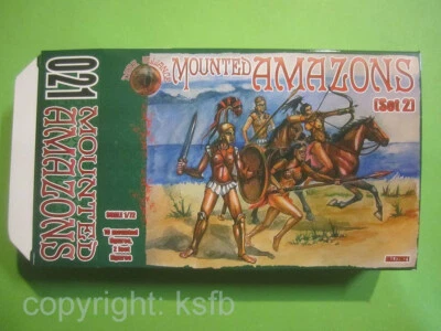 1:72 Alliance #021 Fantasy Antike Sagen Amazonen Kriegerinnen zu Pferd Frauen