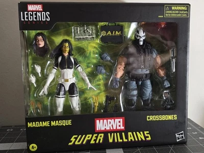 Hasbro Marvel Legends 2025 6" Super Villanos Madame Máscara Crossbones Paquete de 2 Nuevo Foto 1 de 2