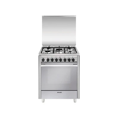 GLEM GAS U765MI6 CUCINA 70X60CM 5 FUOCHI A GAS CON FORNO ELETTRICO INOX  - Immagine 1 di 4