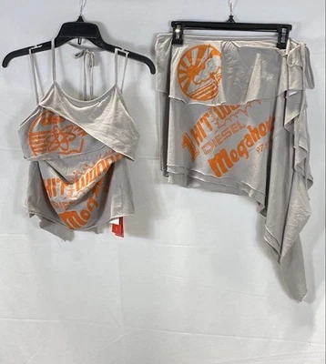 Diesel Women Gray Skirt Set Size S - Image 1 of 4