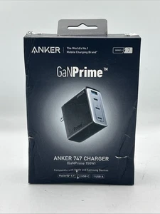 ANKER 747 150W (GaNPrime) USB Charger Adapter for Apple & Samsung BLACK $109.99 - Picture 1 of 3