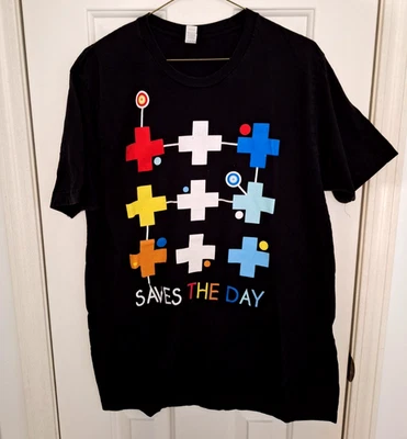 SAVES THE DAY - US Tour T Shirt "Tic, Tac, Toe" - Unisex Large - Image 1 of 3