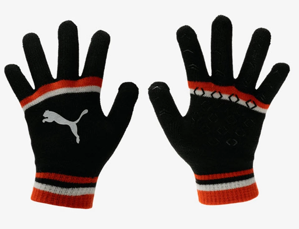 Guantes de punto PUMA unisex CAT Magic I negro polar correr gimnasio guante informal 04179809 Foto 1 de 4