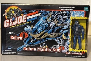 Sealed MIB 2001 G.I. JOE VS. COBRA COBRA MANTIS SUB WITH COBRA MORAY - Picture 1 of 10