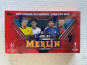 2020-21 Topps Merlin Chrome Soccer UEFA Hobby Box Unopened Factory Sealed - Picture 1 of 6
