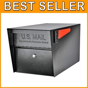 Mail Manager Black Large Security Mailbox - Picture 1 of 12