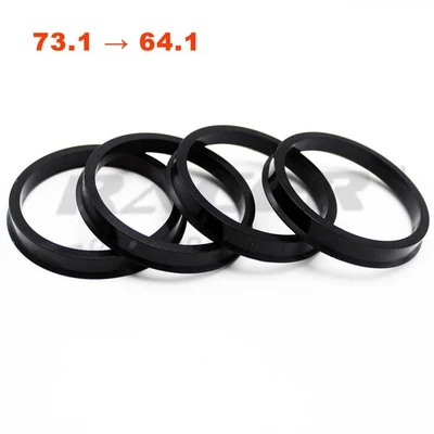73.1mm to 64.1mm Hub Centric Rings Plastic for Honda Civic Accord CRV Acura TLX Foto 1 de 4