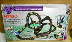 1992 Tomy Aurora Factory Experiments VERTIGO Slot Car set - Complete Ex/NMIB - Picture 1 of 2