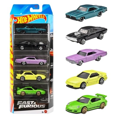 Hot Wheels Fast & Furious 5-Pack Giocattolo Mini Auto - Immagine 1 di 4