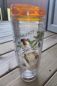 Margaritaville Jimmy Buffet Becher Rum Flasche am Strand Reise Tasse 26 Unzen - EUC - Bild 1 von 8