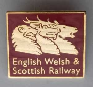 EWS English Welsh & Scottish Railway Enamel Lapel Pin Badge.    PB6-1194 - Picture 1 of 3