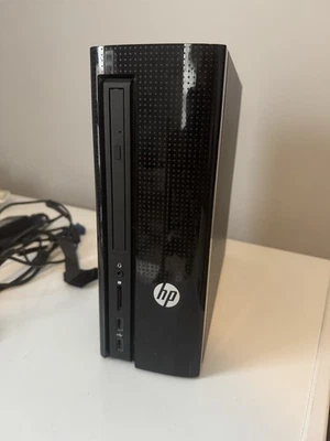 HP Slim Desktop 260-a020 AMD A6-7310 6GB RAM 1TB HDD Windows 10 PC Computer - Image 1 of 4