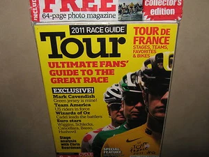 TOUR De France CYCLING Essential 2011 Race Stage Guide + FREE 64 pg PHOTO Mag SS - Picture 1 of 6