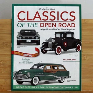 The Danbury Mint Classics of the Open Road Die-cast Car Catalog Holiday 2006 - Picture 1 of 3