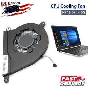 OEM CPU Cooling Fan For HP 15-DY 14DQ 15-DY1071WM 15-DY0013DX 15-DY1024WM 15s-FQ - Picture 1 of 5