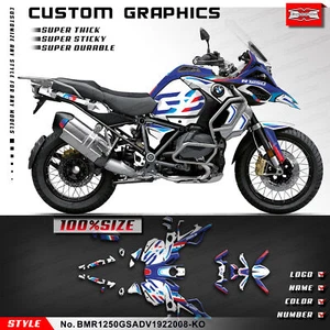 Motorcycle Vinyl Sticker Kit for BMW R1250GS Adventure 2019 2020 2021 2022 Decal - Picture 1 of 7