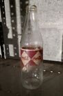 Vintage Coca-Cola Diamond Patterned Glass Soda Bottle