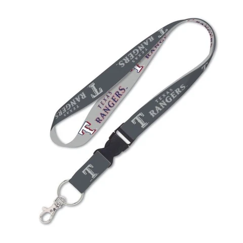 TEXAS RANGERS KEY CHAIN LANYARD WITH DETACH BUCKLE 1" WIDE 22" LONG MLB Cover