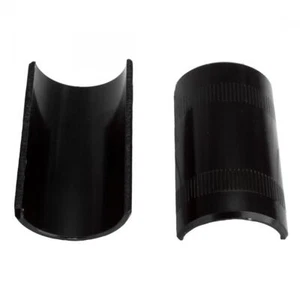 BIKE BICYCLE HANDLEBAR SHIM ALLOY 22.2 - 25.4mm BLACK - Picture 1 of 1