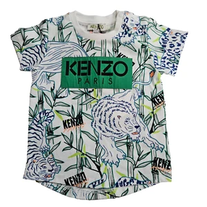 Kenzo Paris Kids Boys Disco Jungle Print Shirt Size 6M - NEW - Picture 1 of 6