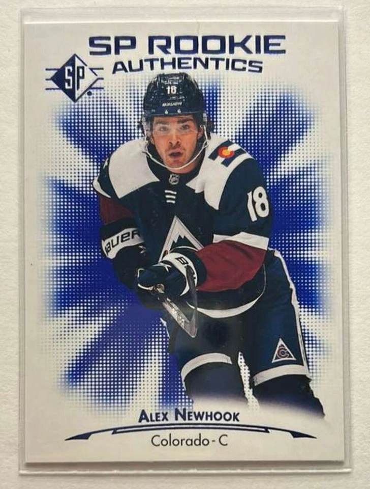 2021-22 SP - Rookie Authentics Blue #140 Alex Newhook (RC) - Image 1 of 1