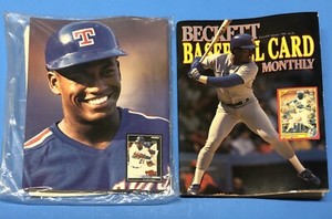 Lot of 2 Ruben Sierra Beckett Baseball Card Monthly Magazine Jan 1990/ June 1992