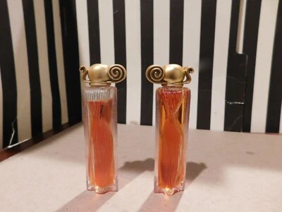 2 Vintage Bottle Givenchy Organza Perfume Travel Mini 0.25 oz EDP Eau de Parfum - Image 1 of 4