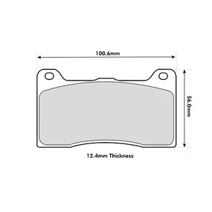 Ferodo DS2500 Brake Pads To Fit Wilwood Dynapro / Billet Dynalite Calipers - Afbeelding 1 van 3