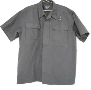 5.11  Tactical  TAC105TC Short Sleeve Tactical Shirt Black L Mens - Picture 1 of 6
